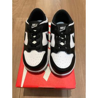 ナイキ(NIKE)のナイキ TD ダンク ロー "ホワイト/ブラック" 14cm(スニーカー)