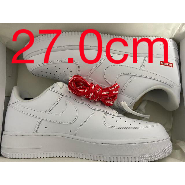 Supreme AF1 NIKE エアフォース1 27cm ホワイト　新品未使用