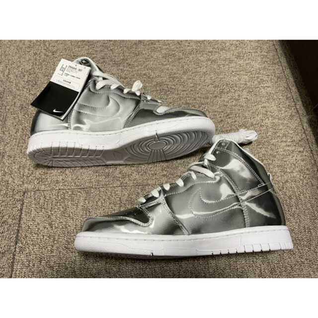 NIKE(ナイキ)のCLOT × Nike Dunk High "Silver/Flux" メンズの靴/シューズ(スニーカー)の商品写真