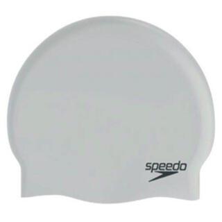 SPEEDO - speedo シリコーンキャップ　シルバー