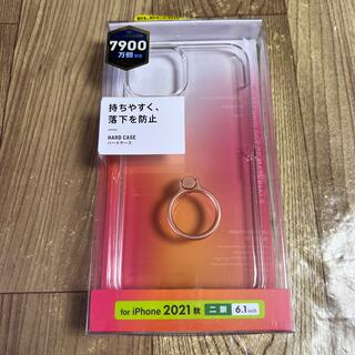 エレコム(ELECOM)のiPhone 13 ハードケース リング付き 10715(iPhoneケース)