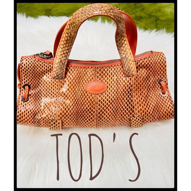 ♡レア♡TOD'S ♡パイソン♡ミニバック　希少❗️39Sの♡レア♡TOD