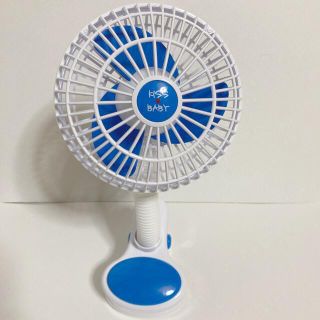 クリップ式　ベビーカー用扇風機　電池式(ベビーカー用アクセサリー)