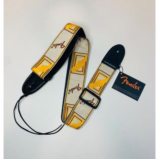 【新品】 Fender フェンダー ギター ストラップ モノグラム 刺繍(ストラップ)