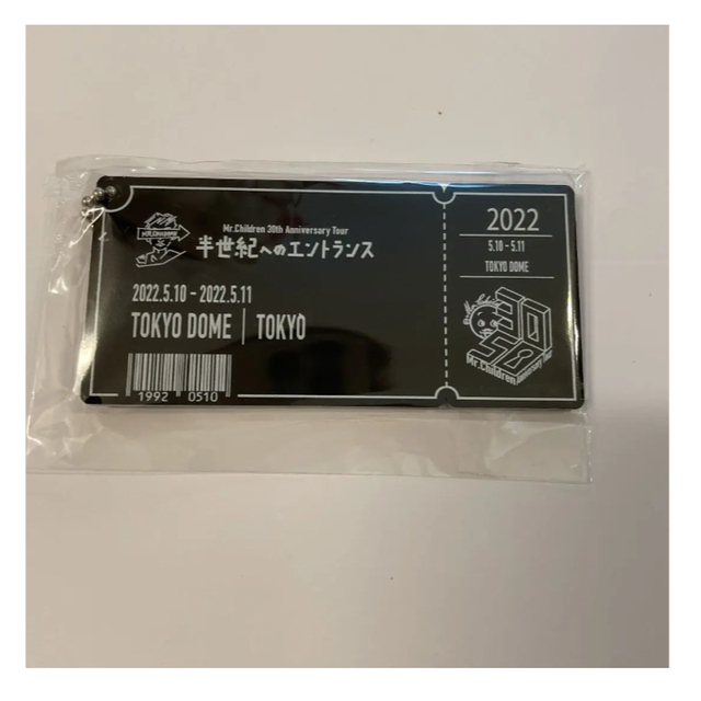 Mr.Children(ミスターチルドレン)のミスチル メモリアルチケットキーホルダー 東京 会場限定 エンタメ/ホビーのタレントグッズ(ミュージシャン)の商品写真