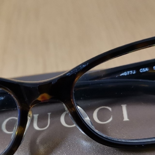 Gucci(グッチ)のGUCCI　グッチ　メガネ度入りレンズ レディースのファッション小物(サングラス/メガネ)の商品写真