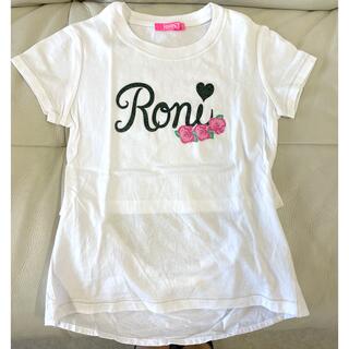 ロニィ(RONI)のRONI 背中開きリボンTシャツ(Tシャツ/カットソー)