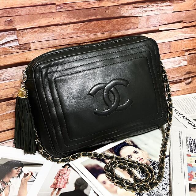 【COACH】ゴールドチェーンショルダーバッグ☆美品