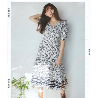 ハーリップトゥ(Her lip to)のLip Floral -Printed Midi Dress(ロングワンピース/マキシワンピース)