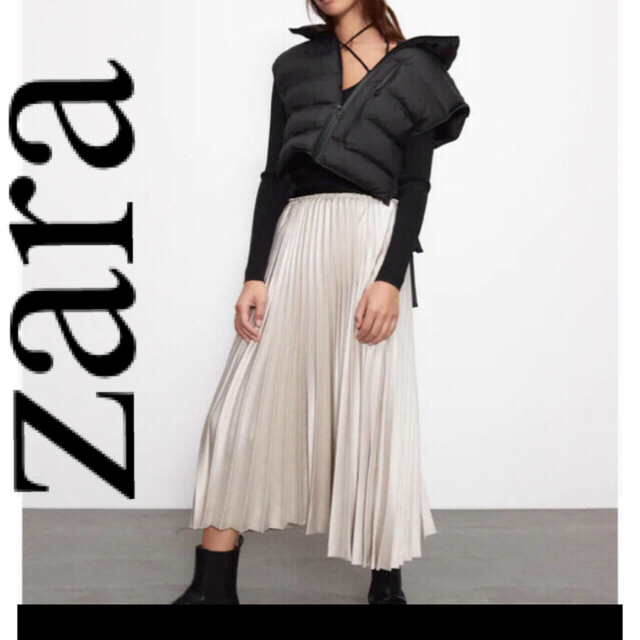 ZARA(ザラ)のZARA ザラ パネルスカート ロングスカート プリーツスカート  レディースのスカート(ロングスカート)の商品写真