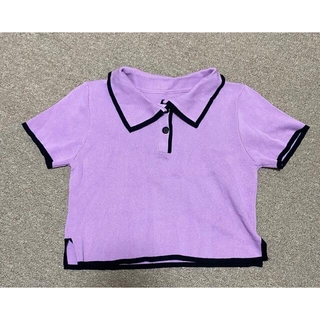 ポロ Tシャツ 紫(Tシャツ/カットソー(半袖/袖なし))