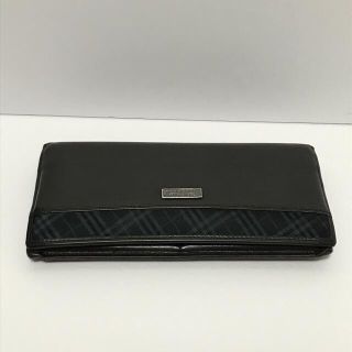 バーバリーブラックレーベル(BURBERRY BLACK LABEL)のバーバリーブラックレーベル 長財布　ストライプ(長財布)