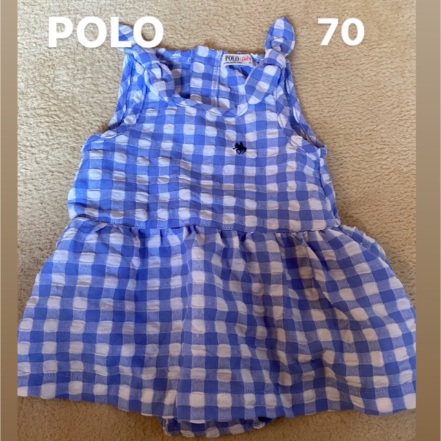 POLO RALPH LAUREN(ポロラルフローレン)のポロラルフローレン　ロンパース　70 キッズ/ベビー/マタニティのベビー服(~85cm)(ロンパース)の商品写真