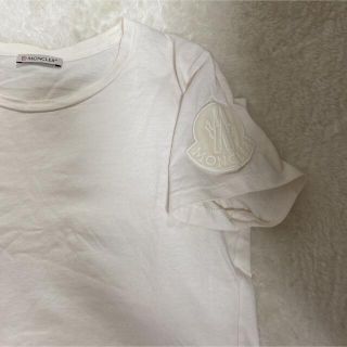 モンクレール(MONCLER)のモンクレール　白t(Tシャツ(半袖/袖なし))