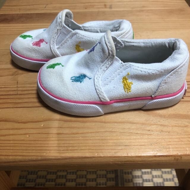 POLO RALPH LAUREN(ポロラルフローレン)のスリッポン　子供靴　11cm ラルフローレン キッズ/ベビー/マタニティのベビー靴/シューズ(~14cm)(スリッポン)の商品写真