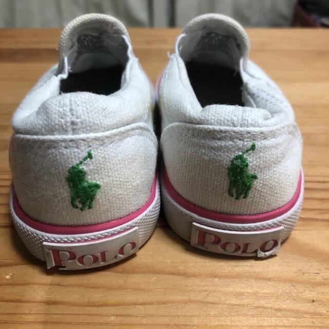 POLO RALPH LAUREN(ポロラルフローレン)のスリッポン　子供靴　11cm ラルフローレン キッズ/ベビー/マタニティのベビー靴/シューズ(~14cm)(スリッポン)の商品写真