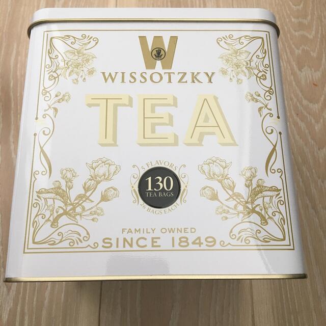 WISSOTZKY TEA 白缶 食品/飲料/酒の飲料(茶)の商品写真