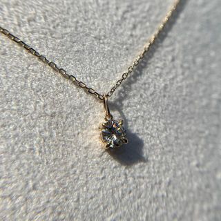 【新品 未使用】ダイヤモンド0.2ct 10金イエローゴールド(ネックレス)