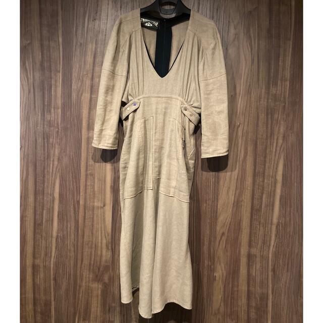 フォトコピュー photocopieu ワンピース カーキ フォトコピュー photocopieu ワンピース カーキ