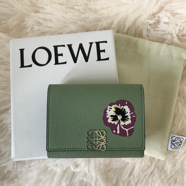 LOEWE アナグラム コインカードホルダー 小銭入れ 二つ折り財布