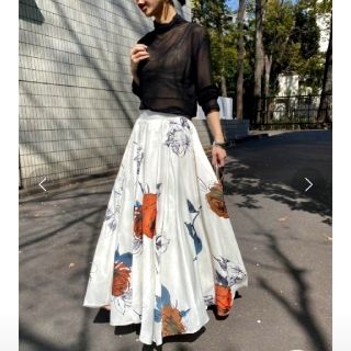 Ameri VINTAGE - Ameri【タグ付未使用品】花柄 サーキュラー スカート