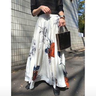 Ameri VINTAGE - Ameri【タグ付未使用品】花柄 サーキュラー スカート