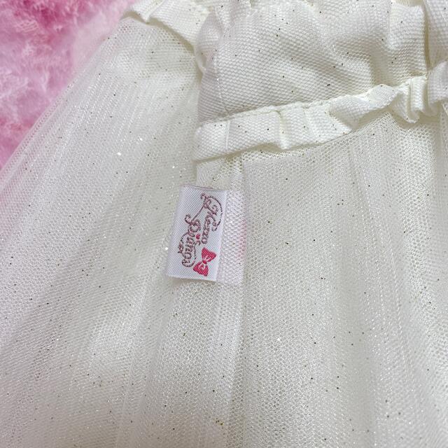 mezzo piano(メゾピアノ)のmezzo piano キラキラチュールスカート キッズ/ベビー/マタニティのキッズ服女の子用(90cm~)(スカート)の商品写真