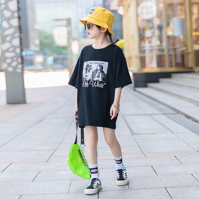 Tシャツワンピース キッズ/ベビー/マタニティのキッズ服女の子用(90cm~)(ワンピース)の商品写真