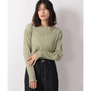 ローリーズファーム(LOWRYS FARM)の★LOWRYS FARM〜シャーリングタイトプルオーバー　新品未使用タグ付き★(カットソー(長袖/七分))