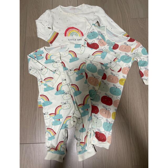 NEXT(ネクスト)のnext パジャマ3枚セット　9-12M キッズ/ベビー/マタニティのベビー服(~85cm)(パジャマ)の商品写真