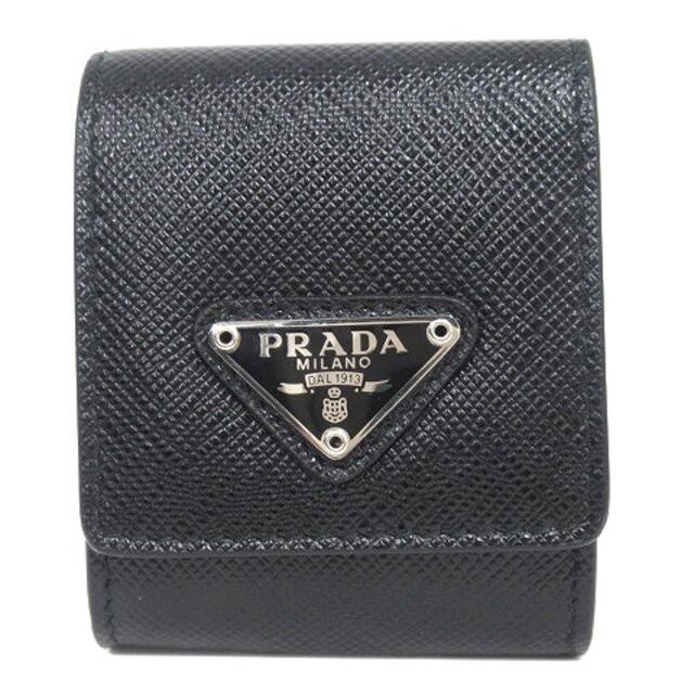 PRADA(プラダ)の美品 プラダ PRADA サフィアーノレザー トリック イヤホンホルダー ◇５ メンズのアクセサリー(その他)の商品写真