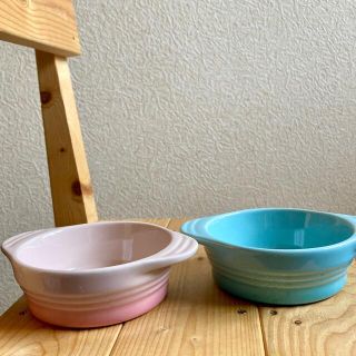 ルクルーゼ(LE CREUSET)の《専用》ル クルーゼ❤︎ ベビーディッシュ ペア(食器)