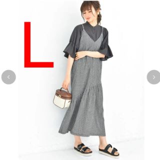 シマムラ(しまむら)の新しまむら MUMU むむさん コラボ ロングワンピース キャミワンピース(ロングワンピース/マキシワンピース)