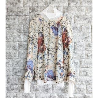 トップショップ(TOPSHOP)のTOP SHOP☆シフォン　カットソー(Tシャツ(長袖/七分))