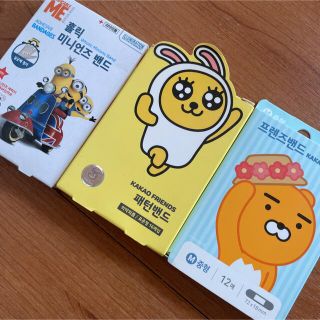 ミニオン(ミニオン)の୨୧*。韓国限定♡絆創膏3箱セット(キャラクターグッズ)