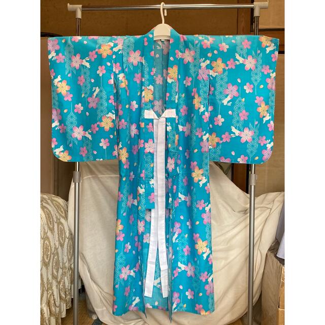 浴衣　女の子　120cm キッズ/ベビー/マタニティのキッズ服女の子用(90cm~)(甚平/浴衣)の商品写真