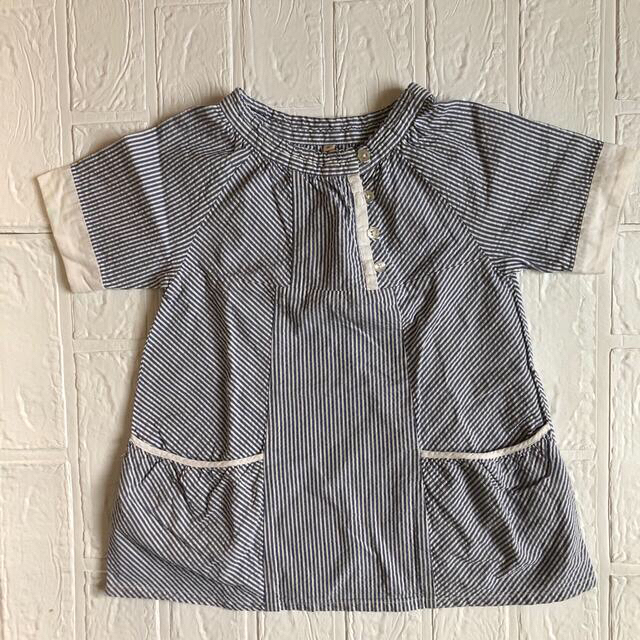 babyGAP(ベビーギャップ)の90cm 半袖チュニック & Baby Gap キャミソール 2着セット キッズ/ベビー/マタニティのキッズ服女の子用(90cm~)(Tシャツ/カットソー)の商品写真
