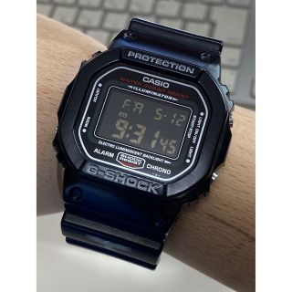 ジーショック(G-SHOCK)のG-SHOCK/スピード/艶黒/RAVEN/スピード/限定/DW-5600/レア(腕時計(デジタル))