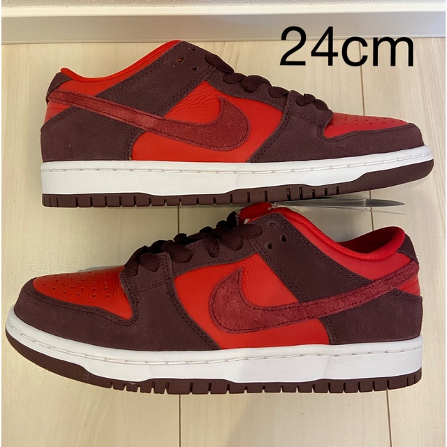 NIKE SB DUNK LOW "Cherry"  24cm  新品　チェリー