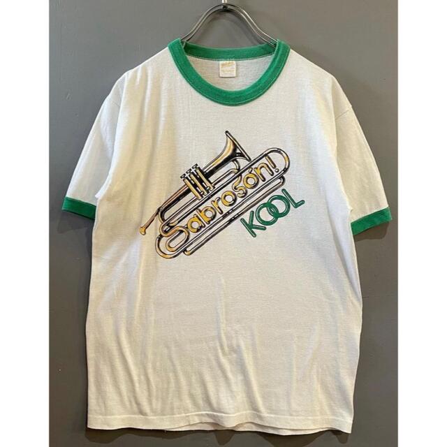 KOOl リンガーTシャツ　80s  ＵＳＡ製　ヴィンテージ　レア　企業tシャツ レディースのトップス(Tシャツ(半袖/袖なし))の商品写真