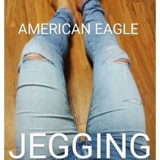 アメリカンイーグル(American Eagle)のJEGGING AMERICAN EAGLEストレッチスキニースリムデニム(デニム/ジーンズ)