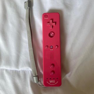 ウィー(Wii)のwii リモコン　ピンク(その他)