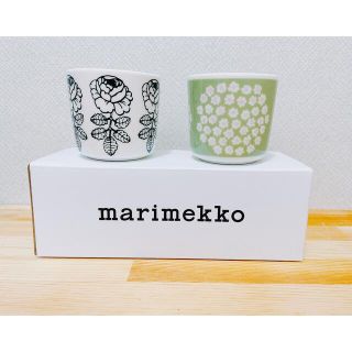 marimekko - マリメッコ ヴィヒキルース ダークグリーン プケッティ グリーン ラテマグの通販｜ラクマ