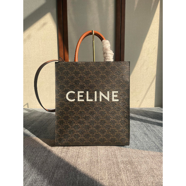 e - セリーヌ CELINE カバ トリオンフ/コーティングキャンバス/トート