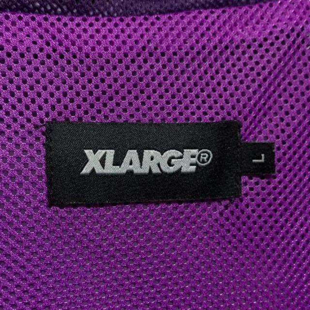 XLARGE(エクストララージ)の【完売品】 人気色 エクストララージ 限定 コラボ プルオーバー ジャケット 紫 メンズのジャケット/アウター(ナイロンジャケット)の商品写真