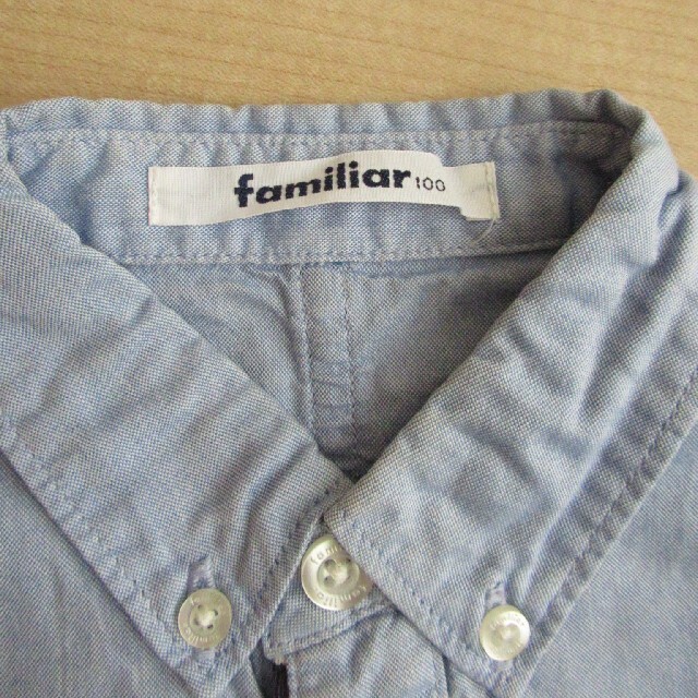 familiar(ファミリア)のfamiliar 半袖シャツ 100 キッズ/ベビー/マタニティのキッズ服男の子用(90cm~)(Tシャツ/カットソー)の商品写真