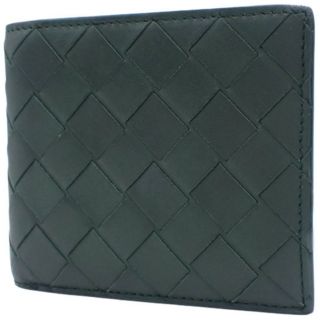 ボッテガヴェネタ(Bottega Veneta)のボッテガヴェネタ 二つ折り ウォレット カーフ グリーン 40802023766(コインケース/小銭入れ)