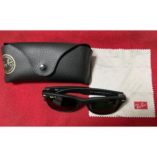 【本物保証】 超美品 レイバン RAYBAN サングラス ブラック 54□18 RB2140 F シンプル