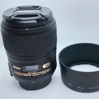 ニコン(Nikon)の【美品】AF-S micro nikkor 60mm f2.8G ED(レンズ(単焦点))