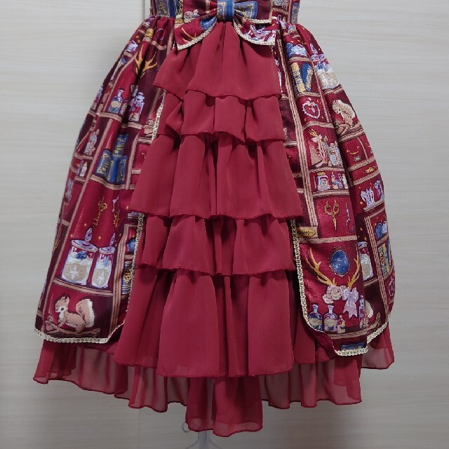 Angelic Pretty - Fairy Crystal JSK ワイン Angelic Prettyの Angelic Pretty - Fairy Crystal JSK ワイン Angelic Prettyの